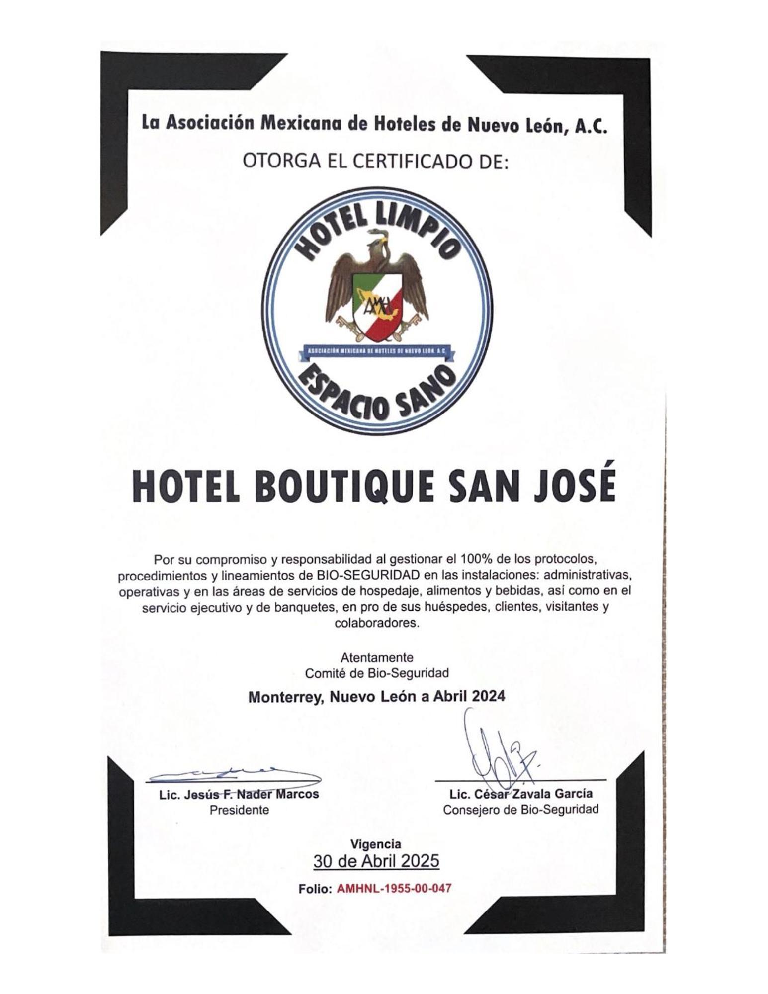 San Jose Suites Boutique Linares Exteriör bild